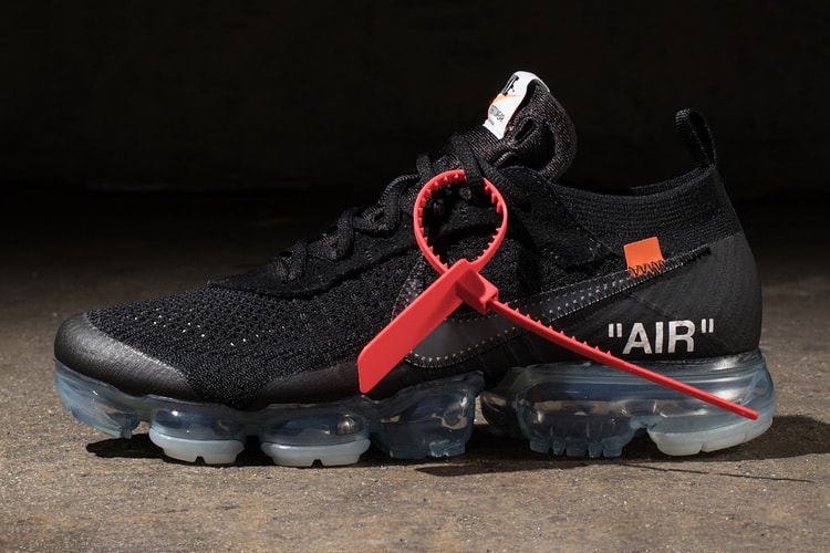 2018 黑色版 Virgil Abloh x Nike Air VaporMax「The Ten」正式開放抽籤登記