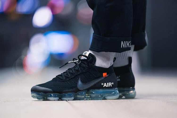 Off-White™ x Nike Air VaporMax 全新黑色版本上腳預覽