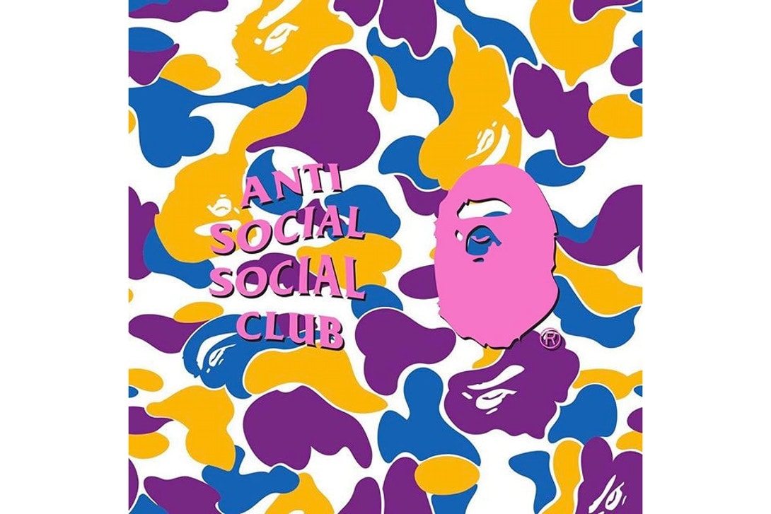 Anti Social Social Club x A BATHING APE® 聯名預告釋出