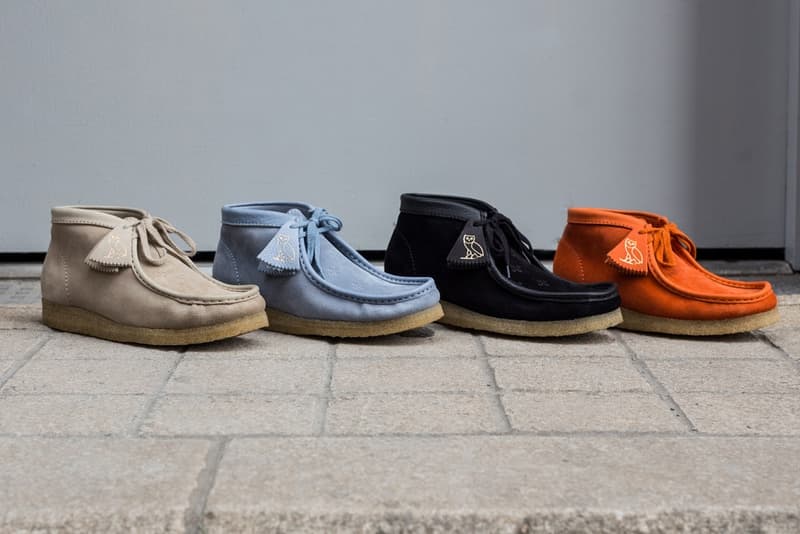 近賞 OVO x Clarks 2018 聯名 Wallabee 系列