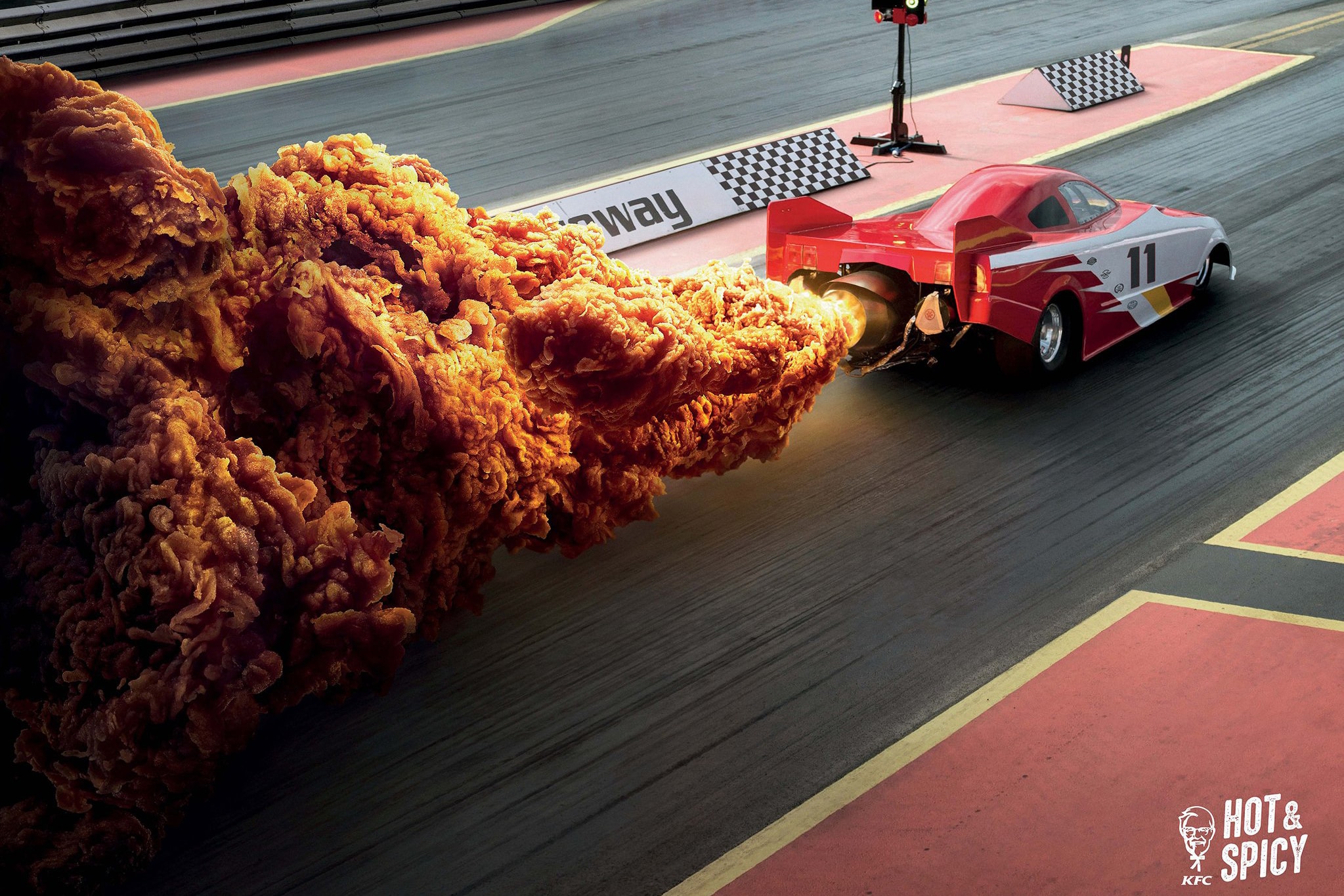 KFC 為香辣脆雞打造全新宣傳廣告