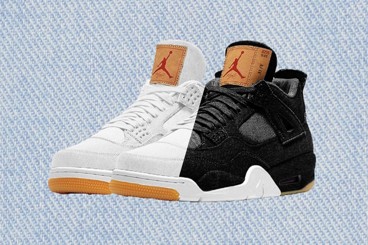 Levi's x Air Jordan 4 全新黑白丹寧配色發售信息確定
