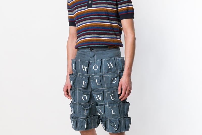 Loewe 推出多口袋 Logo 短褲