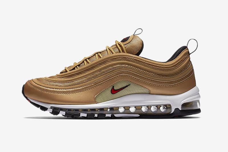 Nike Air Max 97「Metallic Gold」復刻版本將於下個月再度上架