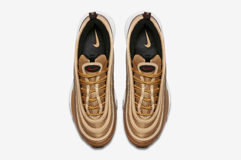 Nike Air Max 97「Metallic Gold」復刻版本將於下個月再度上架