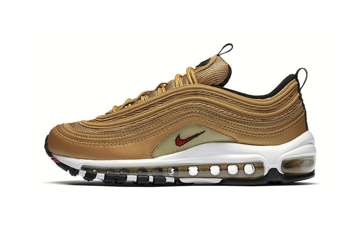Nike Air Max 97「Metallic Gold」復刻版本將於下個月再度上架
