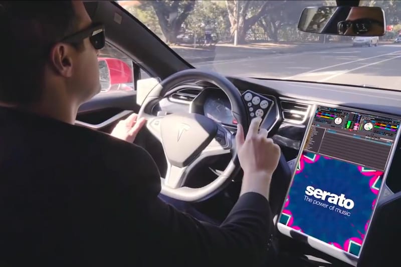Tesla 攜手 Serato 打造全球首個「DJ 車載系統」？