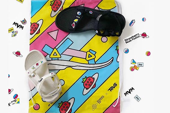Teva 於上海草莓音乐节发布 Teva x SANKUANZ 联名鞋款系列