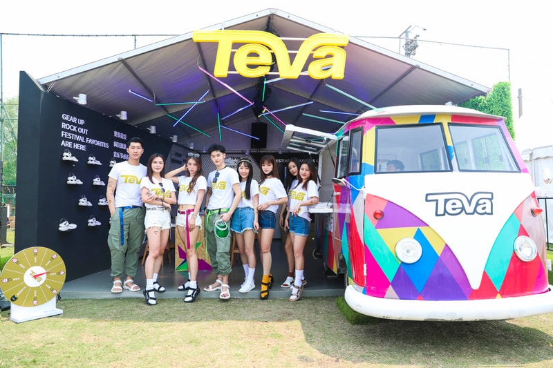 Teva 於上海草莓音乐节发布 Teva x SANKUANZ 联名鞋款系列