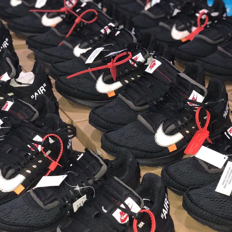 Virgil Abloh x Nike Air Presto「The Ten」2.0 版本實物諜照曝光