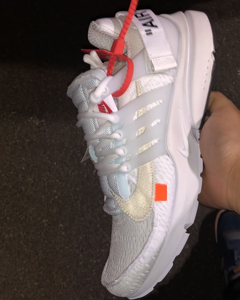 Virgil Abloh x Nike Air Presto「The Ten」2.0 版本實物諜照曝光