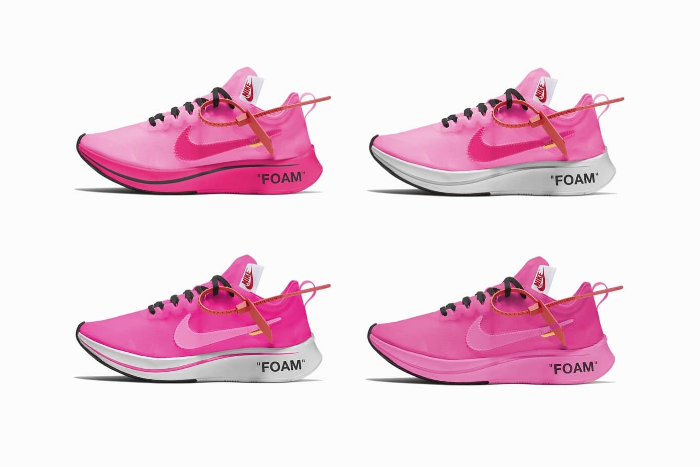 Off-White™ x NikeLab Zoom Fly 或將迎來全新「Racer Pink」粉色版本