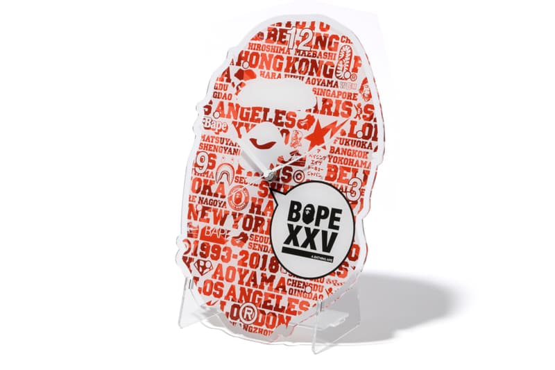 A BATHING APE®「BAPE XXV」企劃系列完整單品