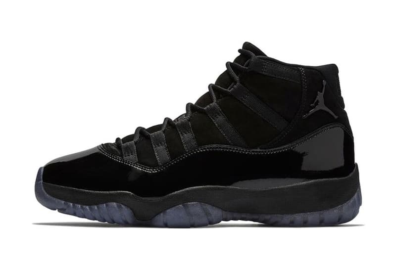 Air Jordan 11「Cap and Gown」全黑配色官方圖片釋出