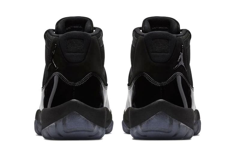 Air Jordan 11「Cap and Gown」全黑配色官方圖片釋出