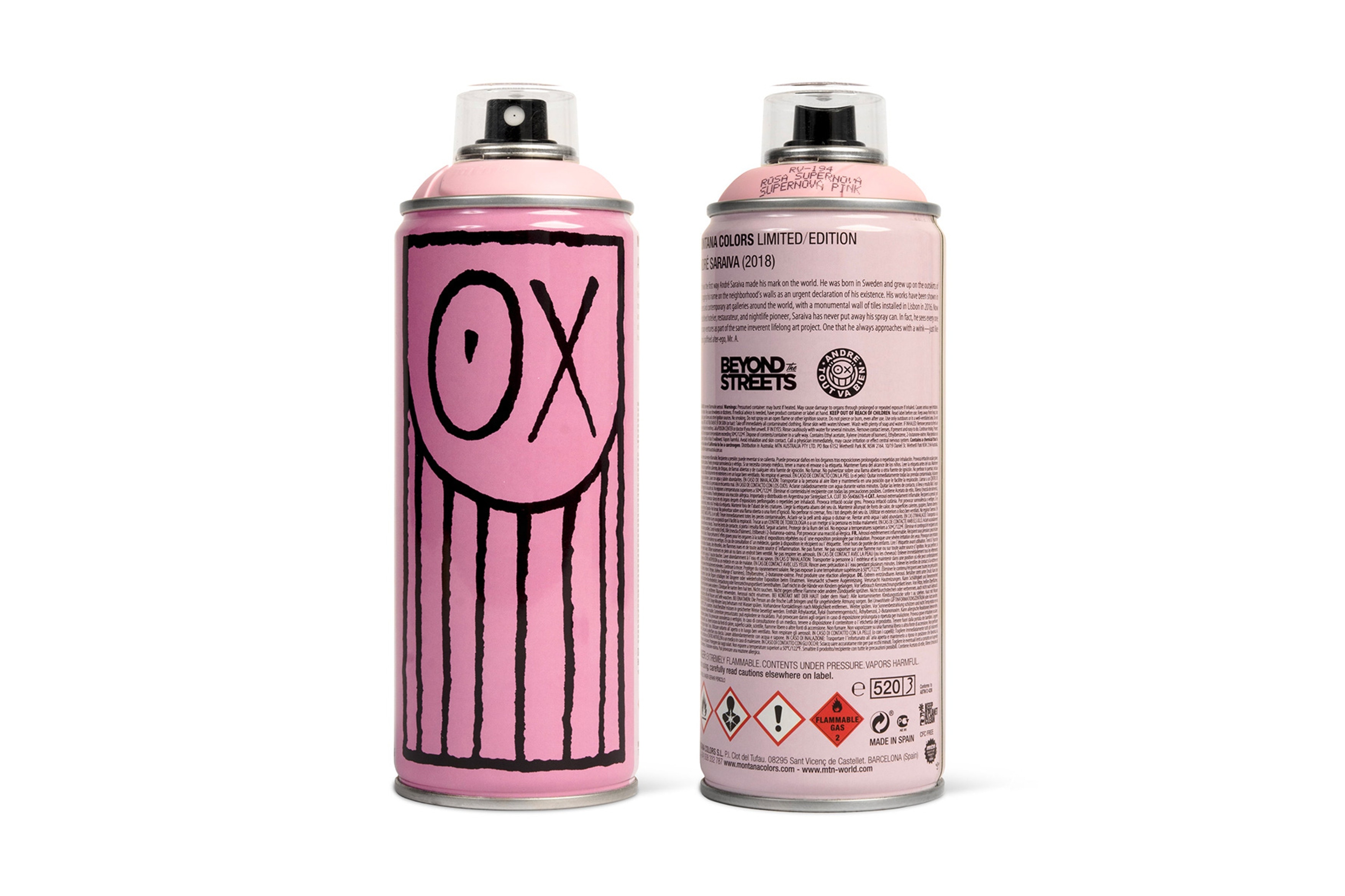 Jean-Michel Basquiat、Keith Haring 及 André Saraiva 藝街作品注入噴漆罐包裝設計
