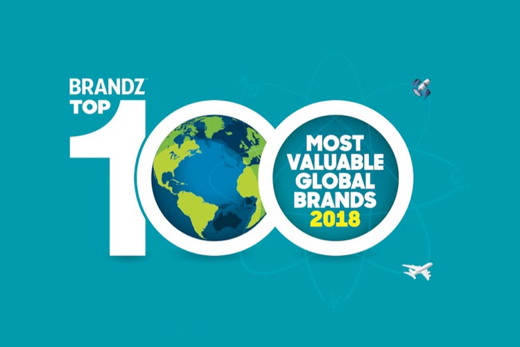BrandZ 公布 2018 年全球最具價值品牌 Top 100 排行榜
