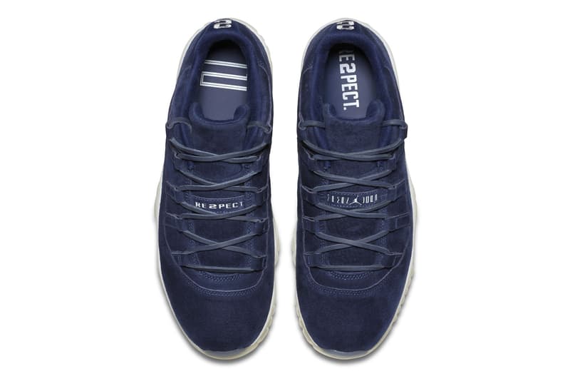 Derek Jeter x Air Jordan 11「RE2PECT」低筒市售版本官方圖片釋出