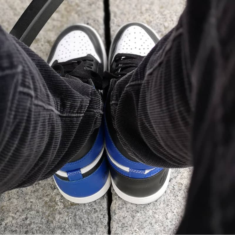 藤原浩再度着用 Sample 版本 fragment design x Air Jordan 1