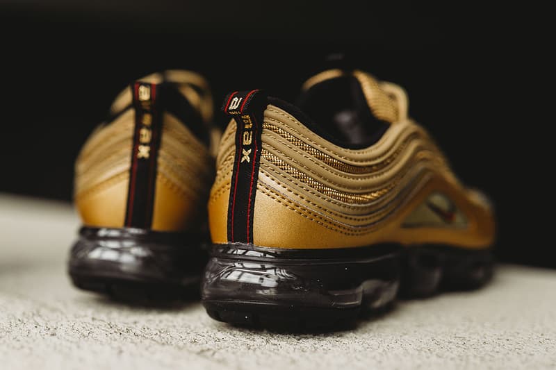 近賞 Nike Air VaporMax 97「Metallic Gold」配色