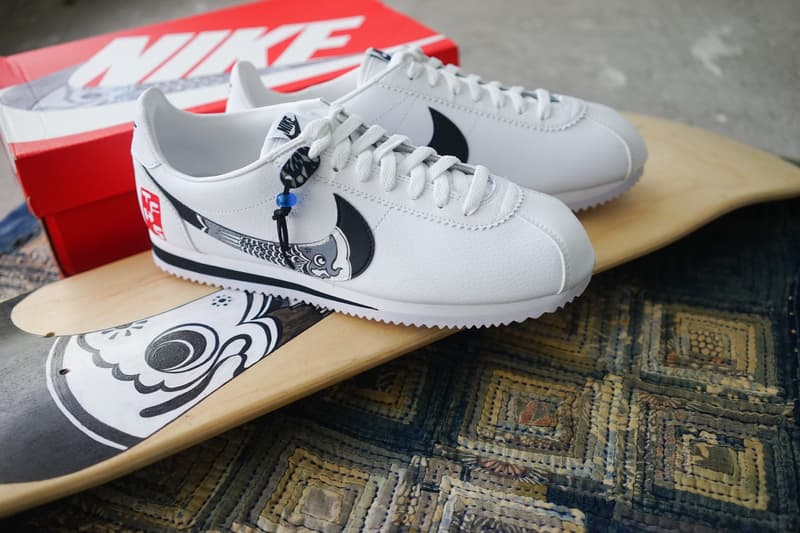 Simple Union 攜手 The Flying Hawk Studio 打造 Nike Cortez「Koinobori」客製鞋款