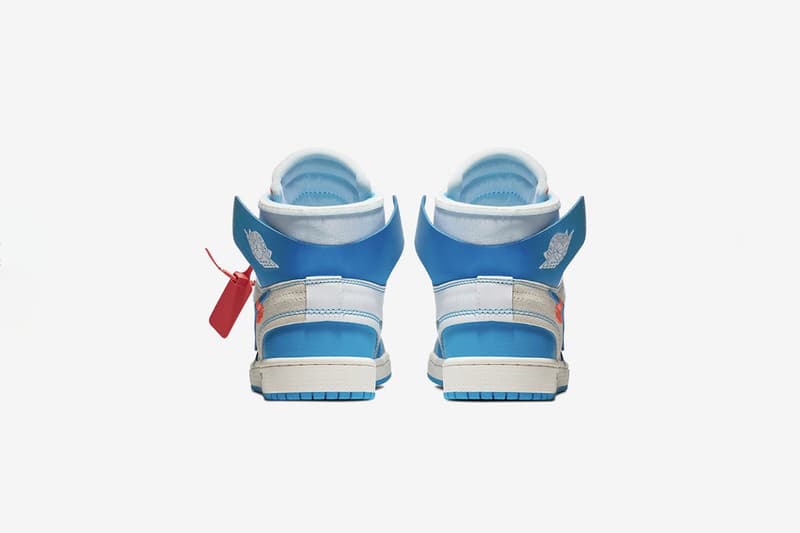 Off-White™ x Air Jordan 1「UNC」配色官方圖片釋出