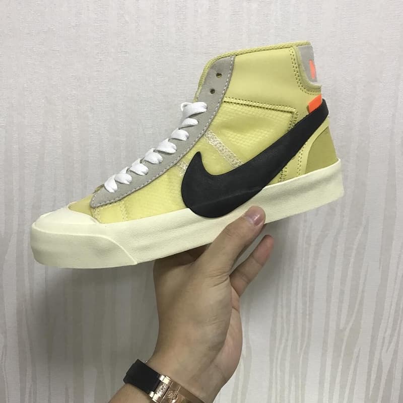 Off-White™ x NikeLab Blazer Studio Mid 黃色版本或將在 7 月發售