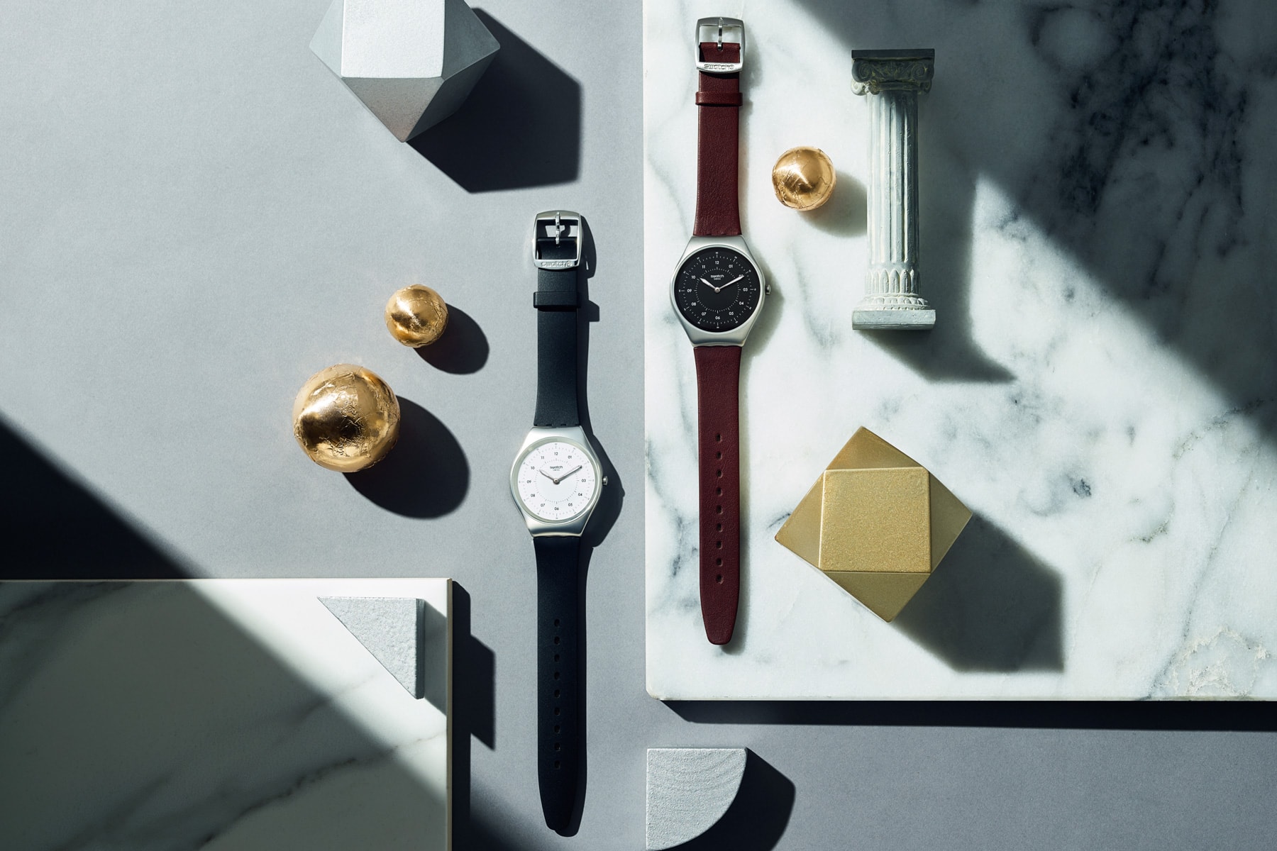 Swatch 推出首個超薄金屬腕錶系列「SKIN Irony」