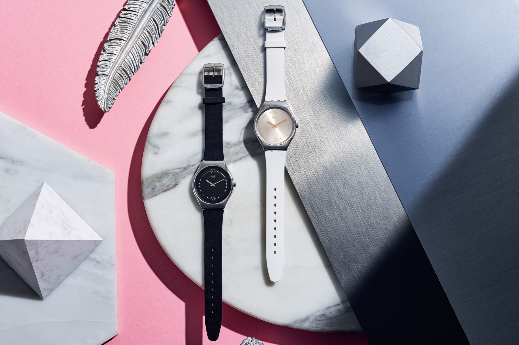 Swatch 推出首個超薄金屬腕錶系列「SKIN Irony」