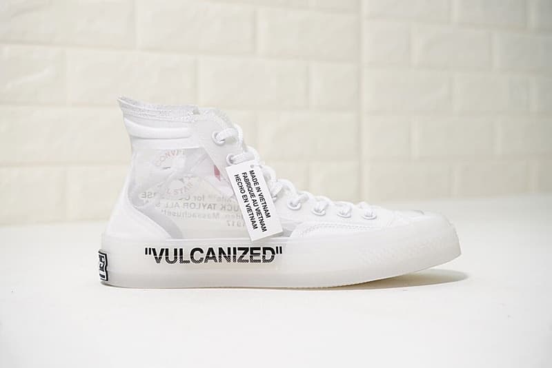UPDATE: 網絡流傳的 Converse x Virgil Abloh Chuck 70 白色版並非官方配色