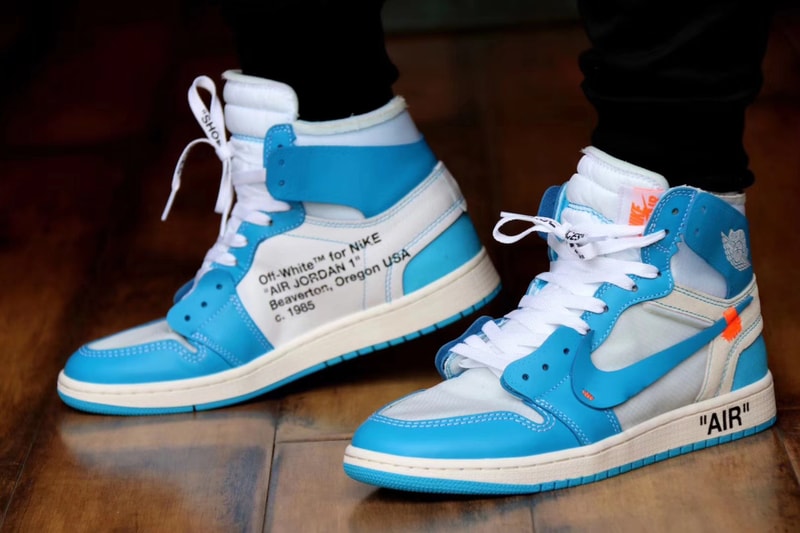 近賞 Off-White™ x Air Jordan 1「UNC」全新聯名配色