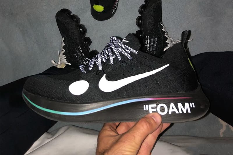 黑色版 Off-White™ x Nike Zoom Fly Mercurial Flyknit 联名鞋款曝光