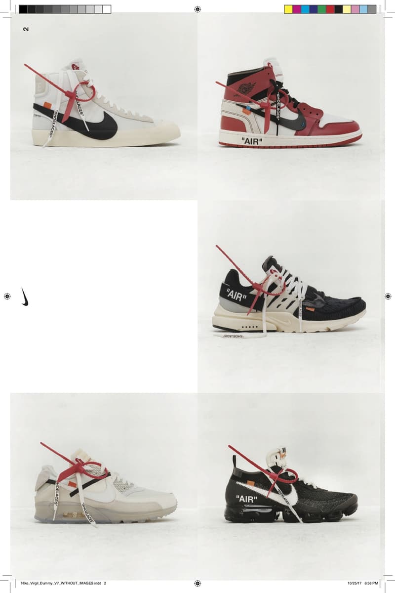 Virgil Abloh x Nike "TEXTBOOK" 現已開放下載閱覽