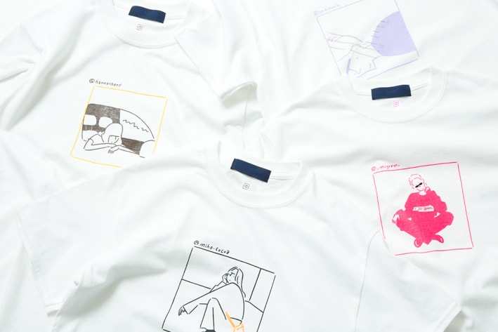 長場雄 x BEAMS T 聯名「#4_girl」T-Shirt 系列