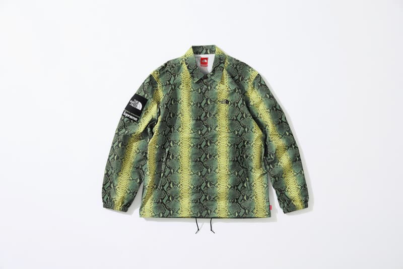 Supreme x The North Face 2018 春夏「Snake-Print」系列正式發布