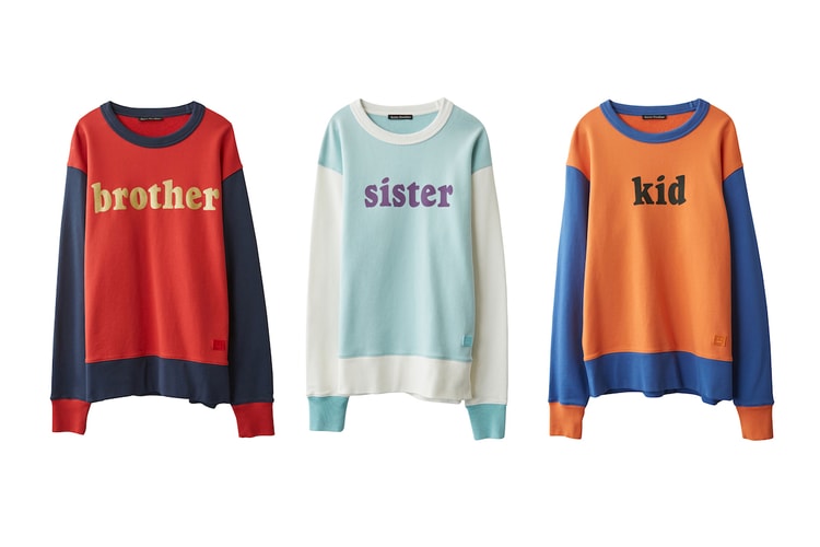 Acne Studios 全新「FACE」別注系列上架