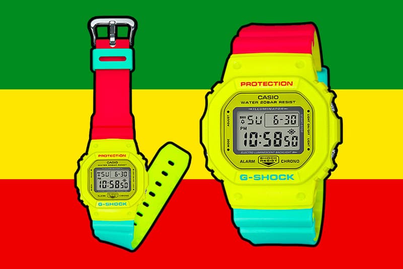 G-SHOCK 推出全新「RASTA」腕錶系列