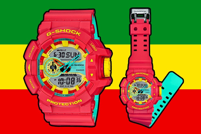 G-SHOCK 推出全新「RASTA」腕錶系列