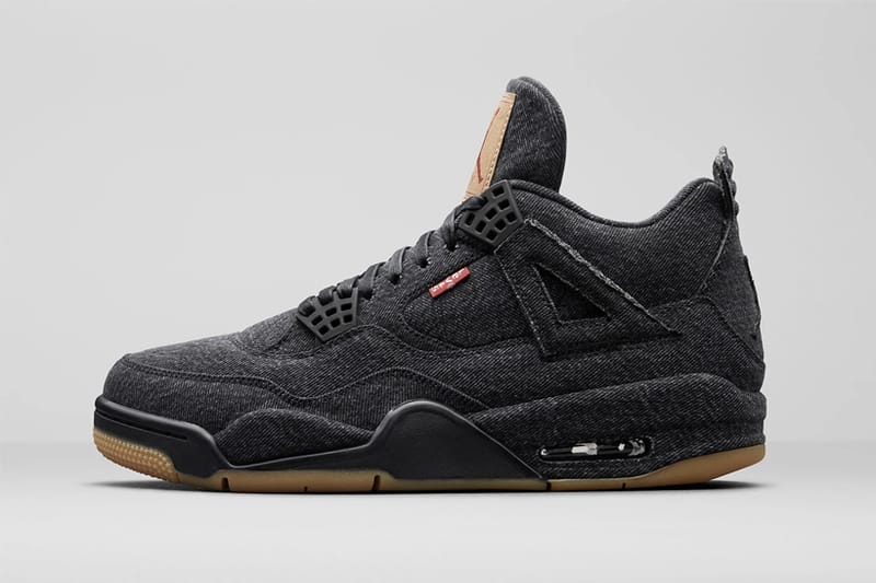 Levi's x Air Jordan 4 聯名黑白丹寧配色本月正式發售