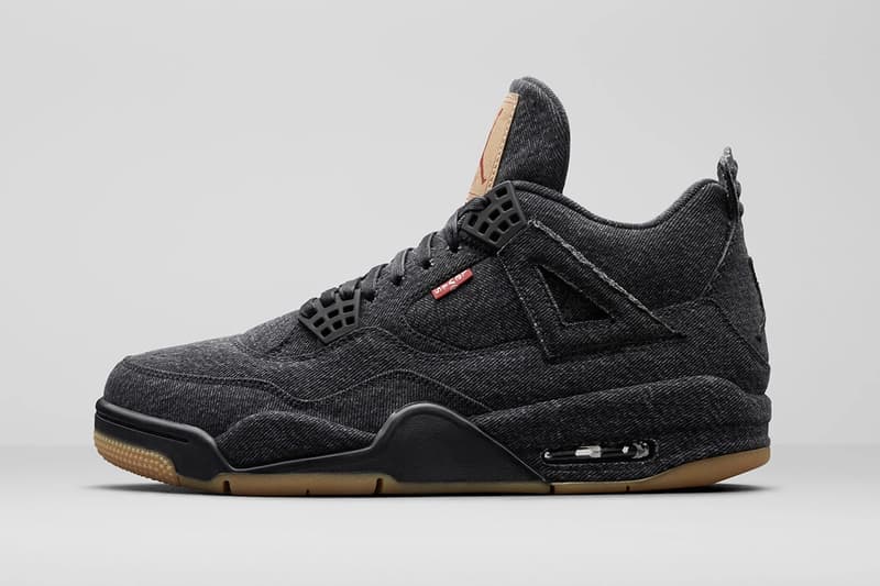 Levi's® x Air Jordan 4 聯名黑白丹寧配色本月正式發售