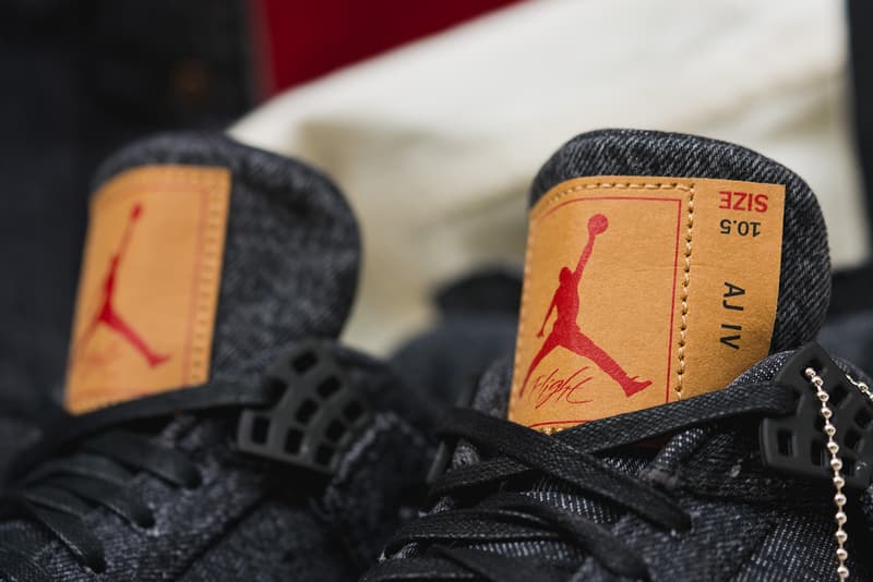 近賞 Levi's x Air Jordan 4 全新黑白配色及單寧外套