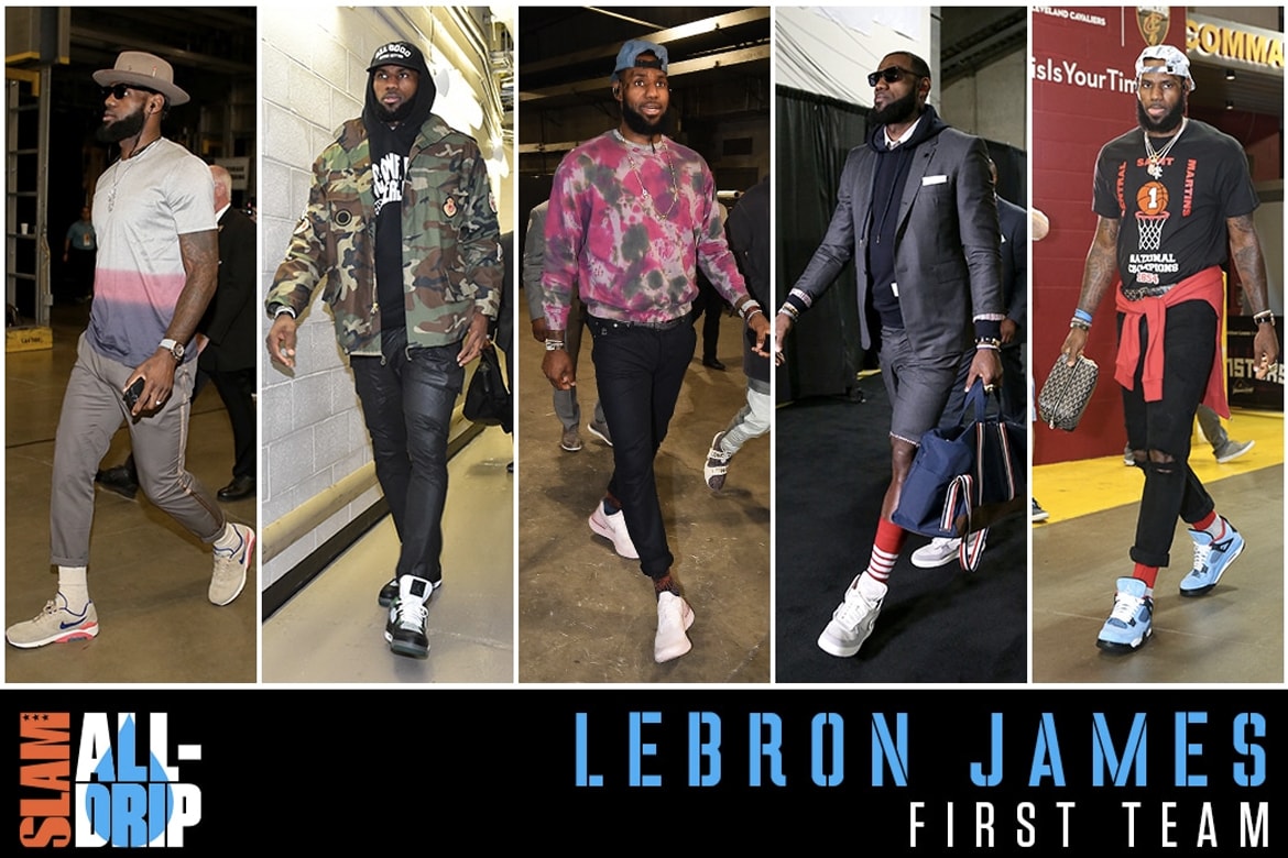 《SLAM》公布 NBA 最會穿搭「年度第一隊」