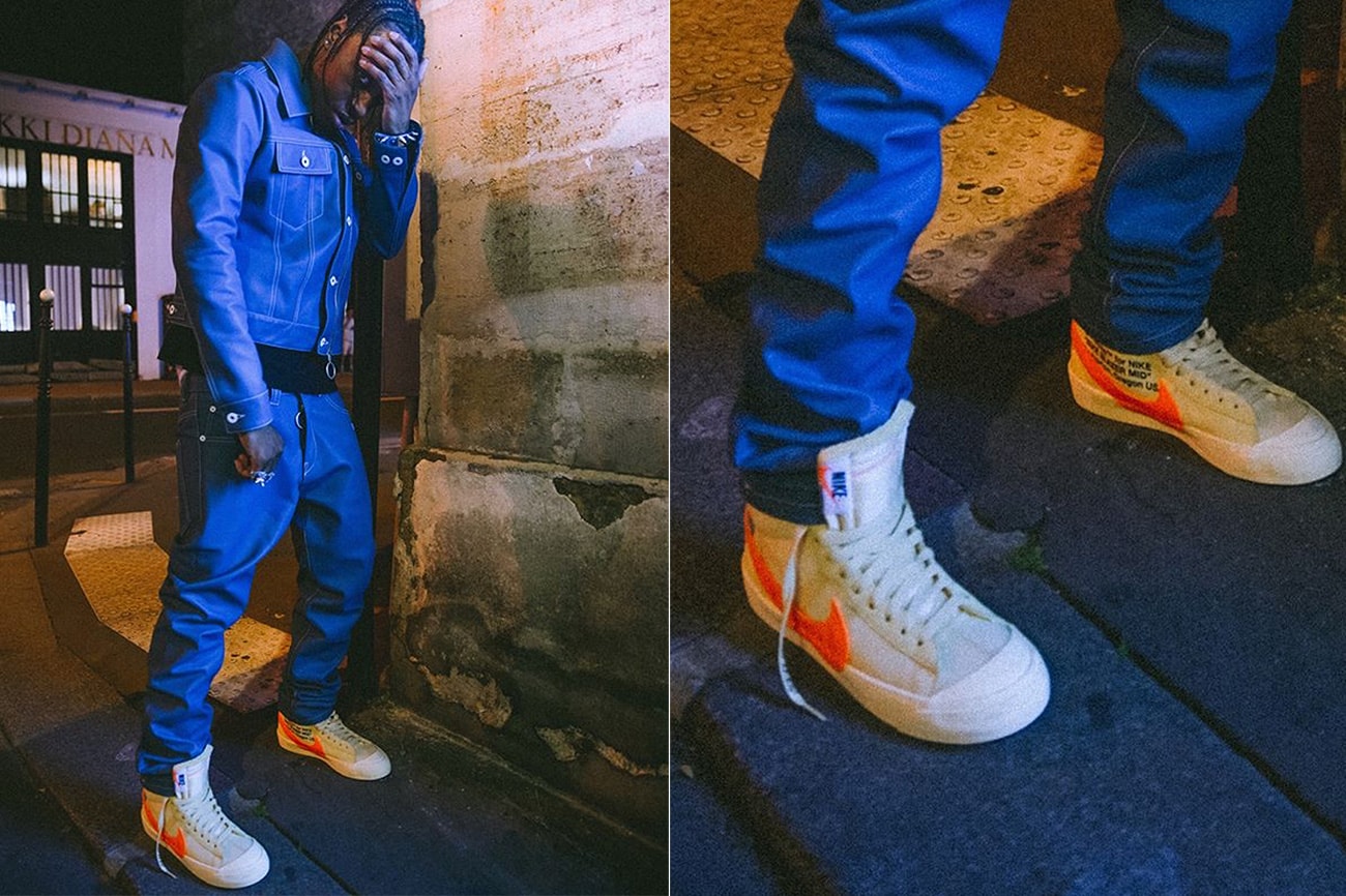 疑似新版 Off-White™ x Nike Blazer 亮相巴黎時裝周街頭