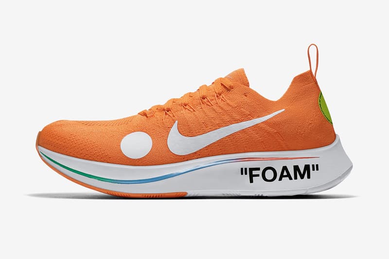 Off-White™ x Nike 聯名 Zoom Fly Mercurial Flyknit 官方圖片釋出