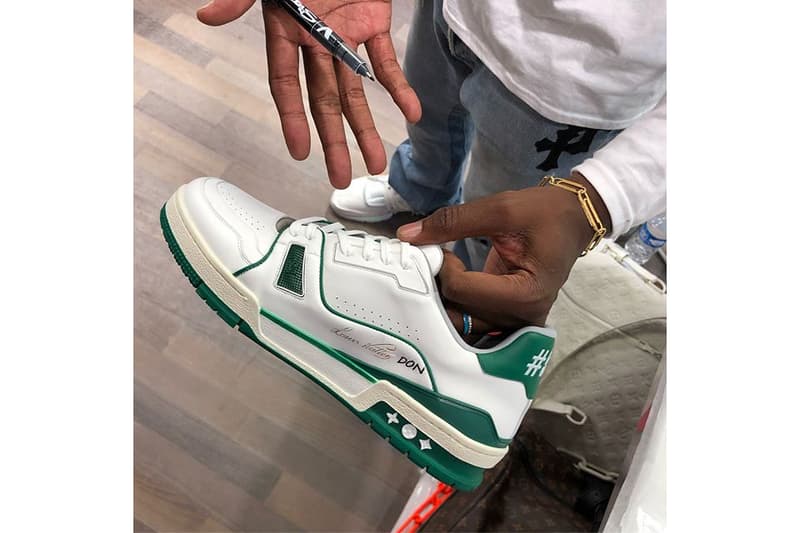 Virgil Abloh 赠送 Don C 特別版 Louis Vuitton 低筒運動鞋