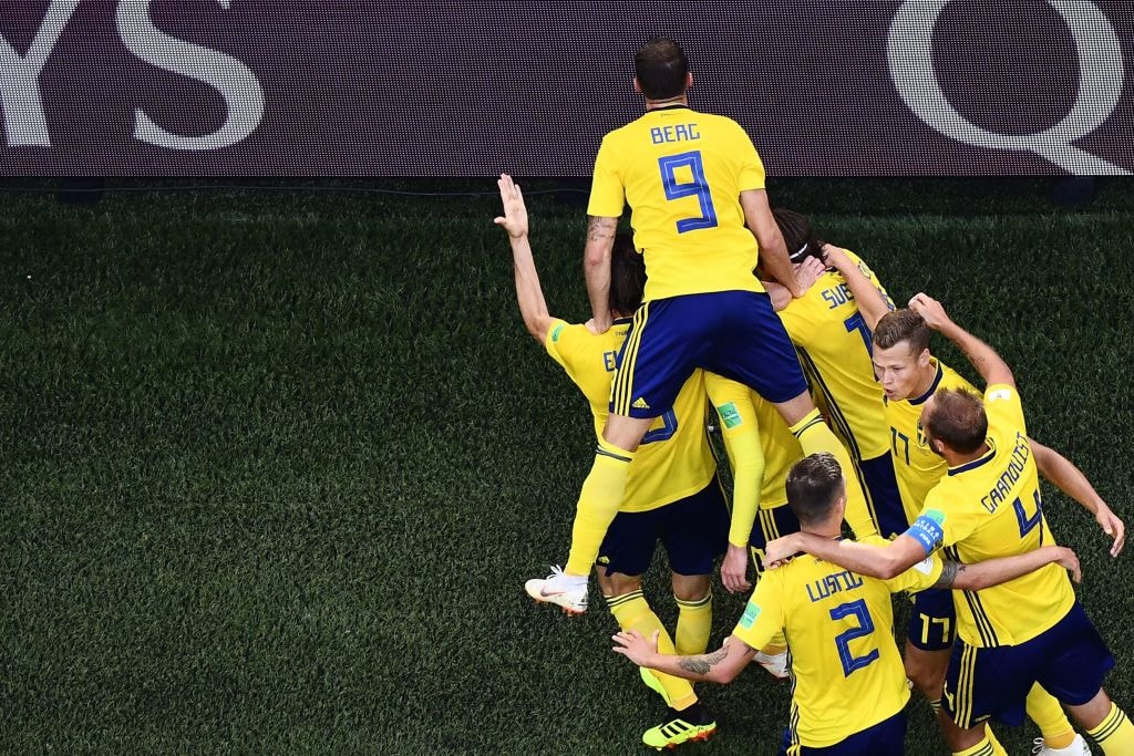 2018 世界盃－瑞典一球小胜瑞士挺进八强