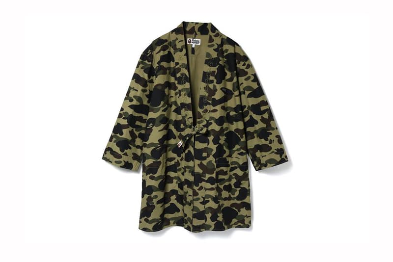 A BATHING APE® 推出全新 1st Camo Kimono 襯衫