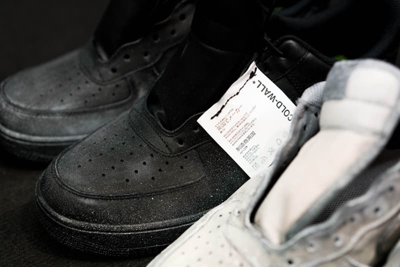 A-Cold-Wall* x Nike Air Force 1 Low 联名系列发售信息曝光