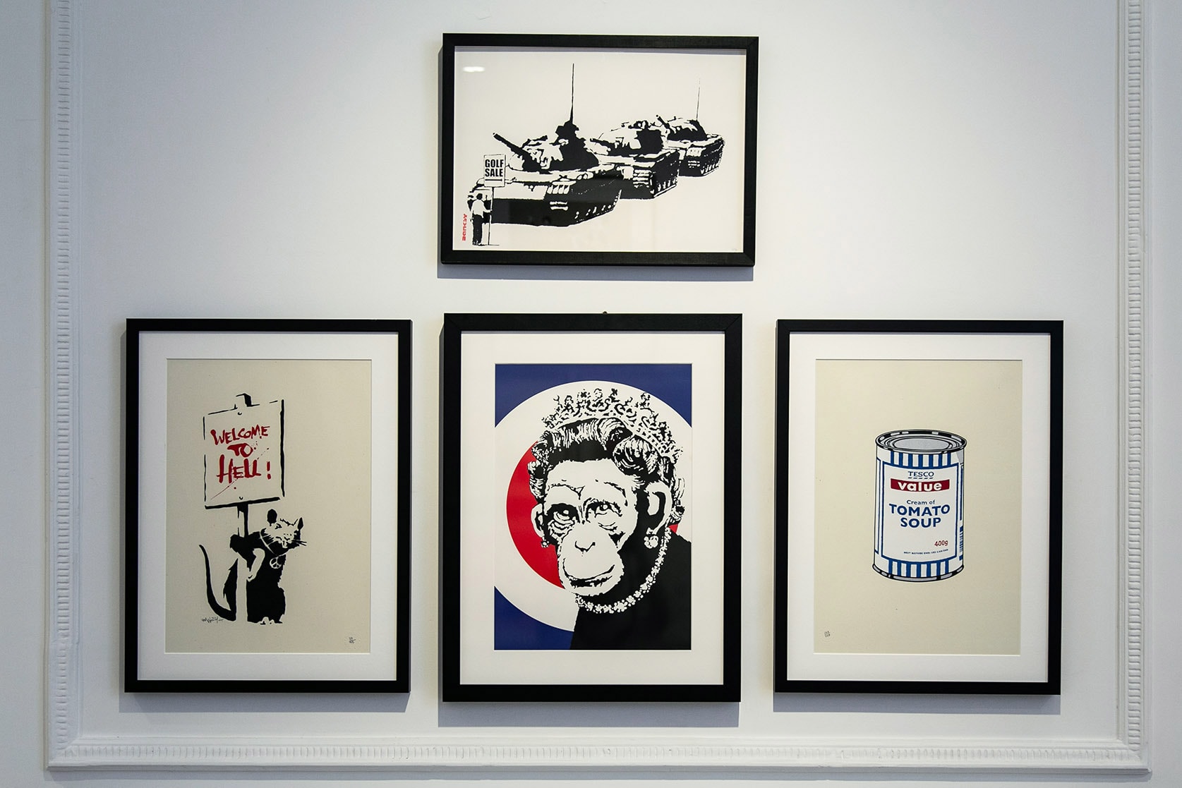 走進神秘街頭藝術家 Banksy 倫敦非官方展覽「Greatest Hits」
