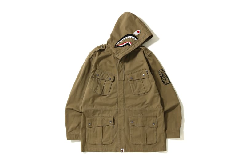 A BATHING APE® 全新 Shark Parachute Jacket 即將上架